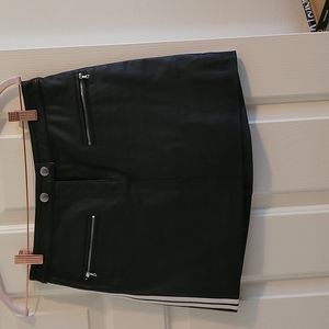 Rag and bone leather skirt
